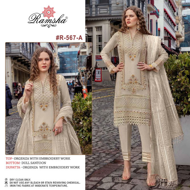 Ramsha 567 Nx Ethnic Wear Wholesale Pakistani Salwar Suits Catalog